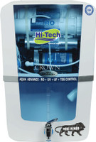 Hi Tech ADVANCE 2498 12 L RO + UV + UF + TDS Control + Alkaline + UV in Tank Water Purifier(Blue)