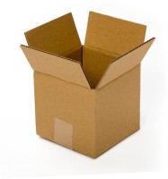 MM WILL CARE Corrugated Craft Paper 4x4x4 Inches Packing Box Packaging Box(Pack of 50 Brown)