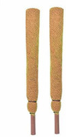 Digihub Coco Pole 3 FT(61 cm) - 2 Pieces -Moss & Coir Stick for Money Plant Support, Indoor Plants, House Plants & Plant Creepers Garden Mulch(Brown 2 kg)
