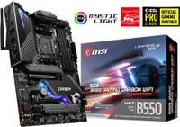 MSI MPG B550 GAMING CARBON WIFI ATX AM4 Gaming Motherboard