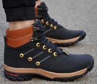 GOOD MINAR Black Sports Walking Shoes Mesh For Men Walking Shoes For Men(Black)