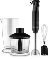 BMS Lifestyle BMSLIFESTYLE_HANDBLENDER 800 W Hand Blender(Black, Silver)