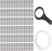 Orcus PS-05 Purerite 10" Spun Filter Cartridge - 120 PIECE With Spanner + 3 Meter Pipe(1/4) Solid Filter Cartridge(5, Pack of 120)