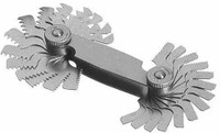 Jaibros SCREW PITCH GAUGE 4 to 62 TPI, 0.25 to 6.0 mm combination with 55 degree and metric 60 degree Radius Gauge