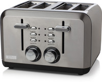 Haden Perth Stainless Steel Toaster 240 W Pop Up Toaster(Grey)