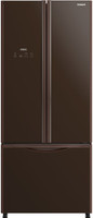 Hitachi 451 L Frost Free French Door Bottom Mount Refrigerator(Glass Brown, R-WB490PND9 GBW)