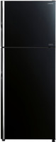 Hitachi 443 L Frost Free Double Door 2 Star Refrigerator(Glass Black, R-VG470PND8 GBK)