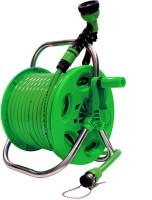 AquaHose Garden Hose Reel Green 30mtr (12.5mm ID) Hose Pipe 0 L Hose-end Sprayer(Pack of 1)