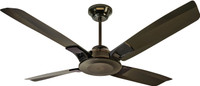 USHA Aldora 1320 mm 4 Blade Ceiling Fan(Brushed Black Chrome, Pack of 1)