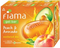 FIAMA Gel Bar Peach and Avocado(3 x 125 g)