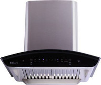 Seavy Moon Plus SS 60  with Motion Sensor Technology Auto Clean Wall Mounted Chimney(Stainless steel 1200 CMH)