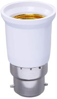 DECOBELL B22 to E27 Fireproof Material lamp Holder Converter Socket light Bulb Base type Adapter led lamp adapter Plastic, Aluminium Light Socket(Pack of 1)