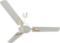 Crompton Modern Leaf Pearl-white-gold 1200 mm ceiling fan high speed I Double Ball Bearing With 390 RPM Highest Air Delivery I 100 % Copper Winding I Made In India 1200 mm Ultra High Speed 3 Blade Ceiling Fan 1200 mm Ultra High Speed 3 Blade Ceiling Fan(Pearl-white-gold, Pack of 1)