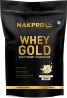 Nakpro GOLD 100% Whey Protein Concentrate Supplement Powder Whey Protein(1 kg, Vanilla)