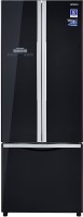 Hitachi 456 L Frost Free French Door Bottom Mount Inverter Technology Star Convertible Refrigerator(BLACK, R-WB480PND2)