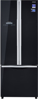 Hitachi 456 L Frost Free French Door Bottom Mount Inverter Technology Star (2019) Convertible Refrigerator(BLACK, R-WB480PND2)