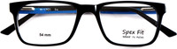 SpexFit Eyewear Full Rim Rectangle Frame(54 mm)
