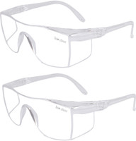 bio clear 2 safety wrap around Eye safety goggles full cover Laboratory, Wood-working, Power Tool  Safety Goggle(Free-size)