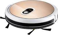 DCC DCCA-CBF01 Robotic Floor Cleaner with 2 in 1 Mopping and Vacuum (WiFi Connectivity, Google Assistant and Alexa)(ROSE GOLD)