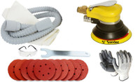 Mass Pro Pneumatic 5" Orbital Sander 125mm Random Orbital Sander Mega 5 inch Random Orbital Sander