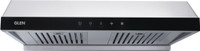Glen Touch Chimney 6005 AC SS Baffle Filter 76 cm Airflow 1250 m3h Auto Clean Wall Mounted Chimney(Silver, Black 1250 CMH)