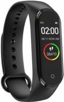 V Enterprises M4 Bluetooth Fitness Wrist Smart Band(Black Strap, Size : Standard)