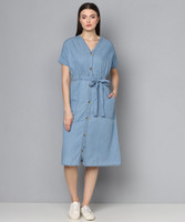 AND Women Shirt Blue Dress