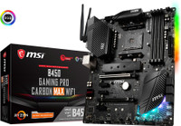 MSI B450 GAMING PRO CARBON MAX WIFI ATX AM4 Gaming Motherboard