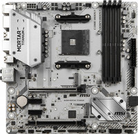 MSI B450M MORTAR TITANIUM Mini-ATX AM4 Gaming Motherboard