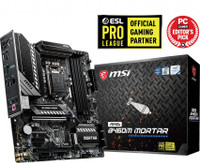 MSI B460M MORTAR Mini-ATX LGA 1200 Gaming Motherboard