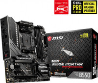 MSI MAG B550M MORTAR Micro-ATX AM4 Gaming Motherboard