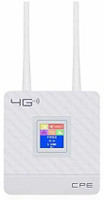 time-access 4G LTE CPE WiFi Router 4G Mobile Hotspot LAN 1 Dual Antena 4G LTE Home Gateway with 4g lte/4g/3g/2g Sim Card Support 300Mbps- 4G (with Display Screen) Router Antenna Booster