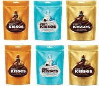 HERSHEY'S KISSES MILK CHOCO,CREME, ALMOND Fudges(6 x 33.67 g)