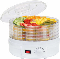 HARISWARUP Food Dehydrator|Beef Jerky Maker|Five Tray Food Dehydration Machine With Knob Button|Dried Fruits and Vegetables Maker Electric Food Dehydrator