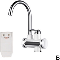 Bluebells India 20 L Instant Water Geyser (LED Electric Head Water Heaters, Hot Faucet Bath Water Heater Tankless For Home Kitchen, White, Silver)