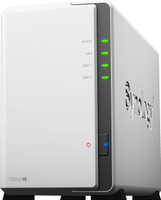 Synology DiskStation DS220j 0 TB External Hard Disk Drive (HDD)(White, Mobile Backup Enabled, External Power Required)