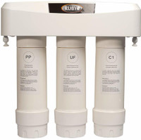 RUBY  V3 100 LPH Non Electrical Water Purifier UF Water Purifier(White)