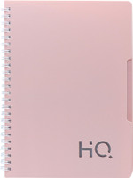 NAVNEET HQ Single Subject Book A5 Notebook Single Ruled 160 Pages(Salmon Pink)
