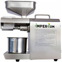 Imperium 02 600 Watt Organic Home Use Stainless Steel Oil Press Machine Oil Press Machine Oil Extraction Machine Oil Maker Machine for Healthy & Pure Oil 600 W Food Processor(Silver)