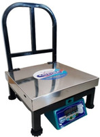 Katevala 150KG Capacity 400x400MM Plat Size With Both Size Digital Display Weighing Scale(Silver, Black)