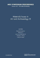 Materials Issues in Art and Archaeology IX: Volume 1319(English, Hardcover, unknown)