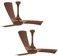 LUMINOUS Rapter 1200 mm 3 Blade Ceiling Fan(Red, Pack of 2)