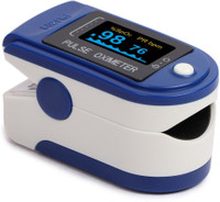 NISCO New Professional Series CMS-50D Finger Tip With Audio Visual Alarm With Perfusion Index Pulse Oximeter SPO2 Blood Oxygen Saturation Rotable OLED Oximeter Monitor. Pulse Oximeter(Blue, White)