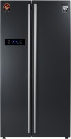 View Panasonic 584 L Frost Free Side by Side (2019) Refrigerator(Grey, NR-BS60VKX1)  Price Online