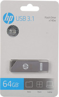 HP USB 3.1 x740w 64 GB Pen Drive(Silver)