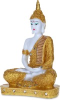 GW Creations Meditating Blessing Attractive Buddha Decorative Showpiece  -  22 cm(Polyresin, Gold)