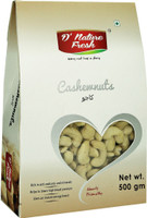 D NATURE FRESH RAW CASHEWS ,500G Cashews(500 g) at ₹389