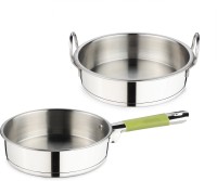 Jindal ARC Fry Pan :: Kadhai Induction Bottom Cookware Set(Stainless Steel, 2 - Piece)