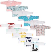 First Kids Step Boys & Girls Casual T-shirt Top, T-shirt, Dress(Multicolor)