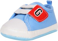 OLE BABY Boys Slip on Sneakers(Blue)